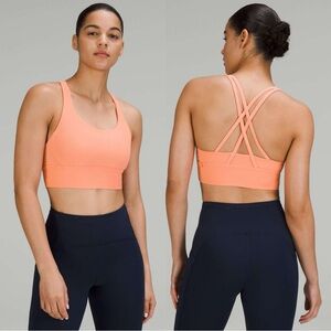 Lululemon Energy Longline Bra Ribbed Luxtreme Size 4
